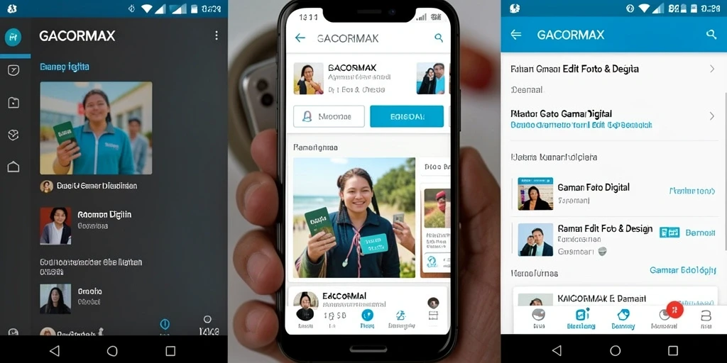 Antarmuka user-friendly GACORMAX untuk pengeditan gambar digital.