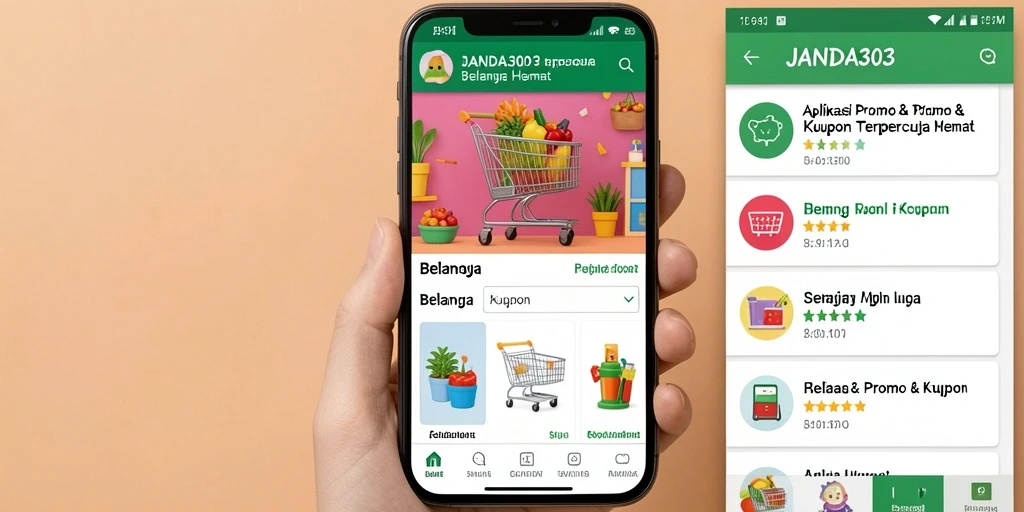 Tampilan antarmuka aplikasi JANDA303 yang menarik dan fungsional.