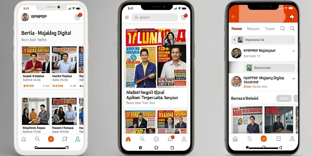 Tampilan antarmuka aplikasi RPRPRP yang modern dan menarik.