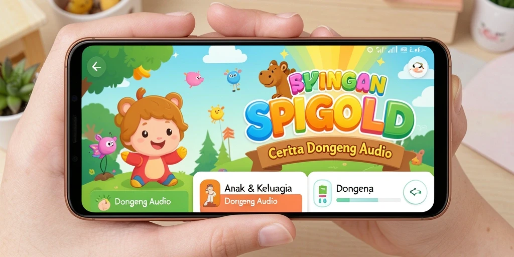 Antarmuka pengguna SPINGOLD yang sederhana dan menarik.