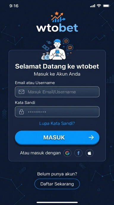 Masuk Akun wtobet dengan Mudah di Android